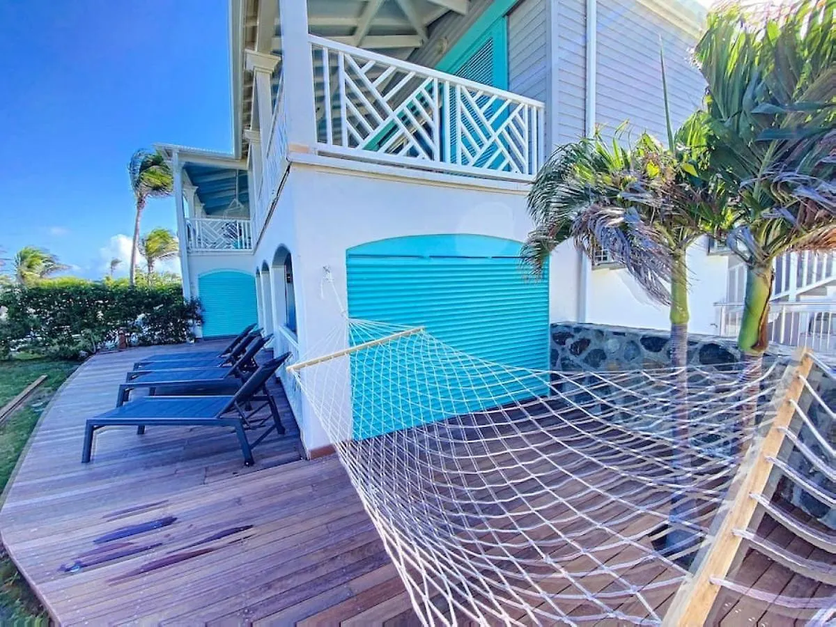 Tatil Evi Princess Blue, 3Bdr, Beach Front Deluxe, Orient Bay, Pool, Wifi 100 Mps Sint Maarten